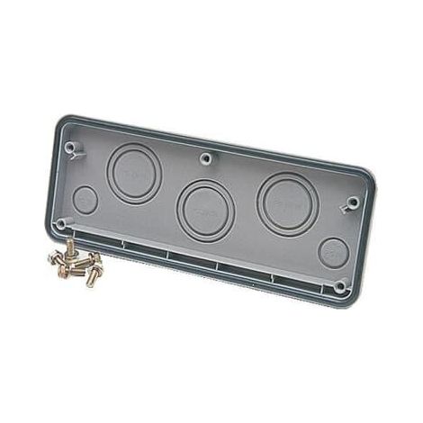 APEP31 plaque de ferm. 300 9xM25/20 RAL7035 4TBO856097C0100 ABB 856097