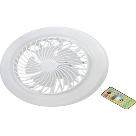 Ventilateur plafond LED E27 – Silencieux – Éclairage intégré – Confort maison/bureau (1/5)