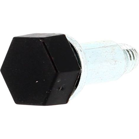 Vérin Douille Monté M6X30 Acier Zingué - Cache Noir (1/2)