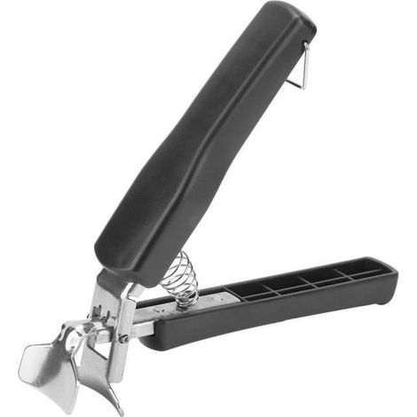 2 pinces anti-chaleur en acier inoxydable, poignée ergonomique, anneaux de suspension, accessoires cuisine barbecue et wok (1/4)