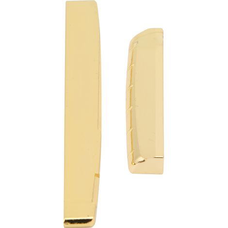 Chevalet et Sillet en Laiton pour Guitare Acoustique 6 Cordes, Accessoire Métallique de Réglage pour Instrument de Musique (1/5)