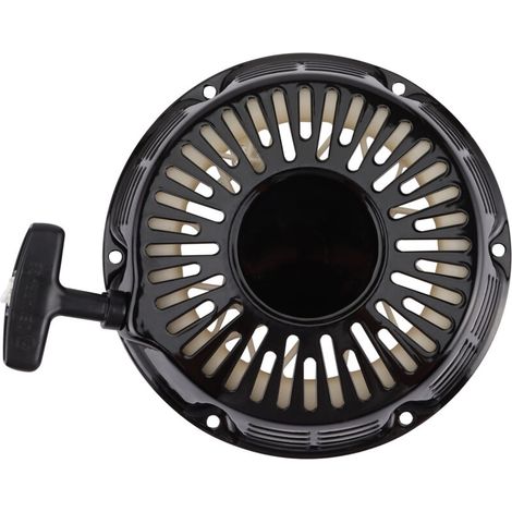 Ensemble de lanceur à tirette noir compatible avec le moteur Honda GX390 188F, disque de lanceur à tirette robuste pour moteur à essence à usage général Hongda. (1/5)