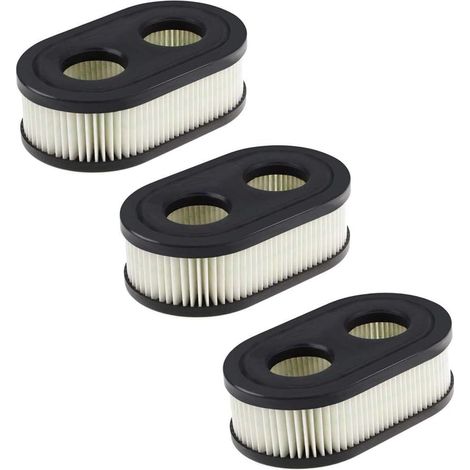 Hippotech Lot de 3 cartouches de filtres à air pour Briggs 500EX 550E 550EX 625EX 675EXI 725EXI Eco-Plus 575EX Series Engine 4247 5432 5432K Engine Lawnboy Lawnmower