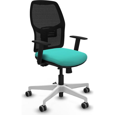 Chaise de bureau piqueras y crespo Alfera turquoise cuir synthétique (1/2)