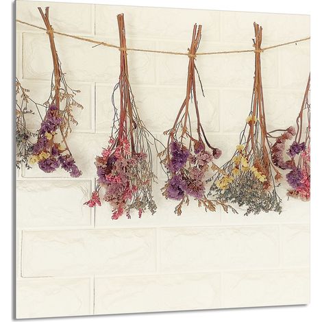 Panneau de verre POUR la cuisine 60x65 Fleurs (1/5)