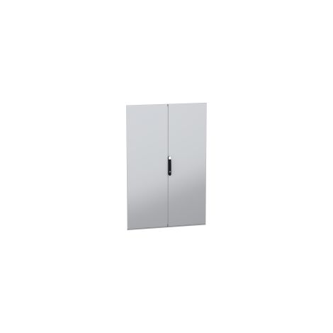 Porta piena doppia, PanelSeT SFN, Spacial SM, per armadio elettrico H1800 W1200mm - NSYSFND18122D