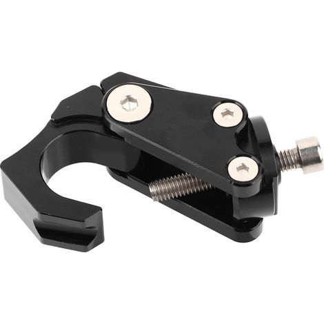 Lot en alliage d'aluminium pour crochet de casque moto, support de sac adapté à Yamaha RC150 LC150 (Noir) (1/5)