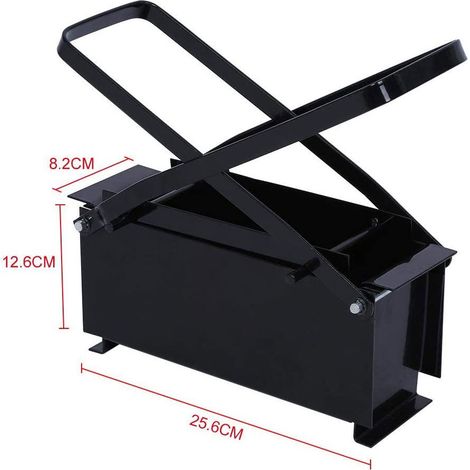Prensa casera para briquetas de papel para reciclaje – Green Press – 26 cm – para calderas de leña – juego familiar – herramienta de bricolaje (1/5)