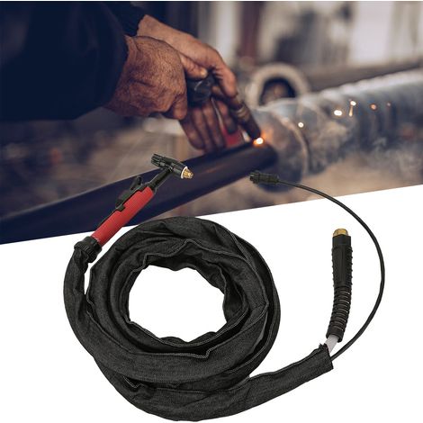 Torche de soudage TIG refroidie par air M16 pour poste à souder QQ150, kit d'électrodes M16 avec protection de 3,7 m (12 pi) (1/5)