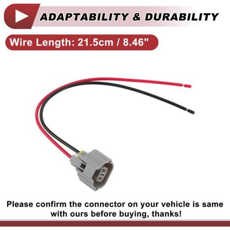 Douille d'ampoule 2 Kits Douille clignotant Avec Fil Pour Toyota Avalon 95-99 No.9007560006 Connecteur Lampe Fil Prise (1/5)