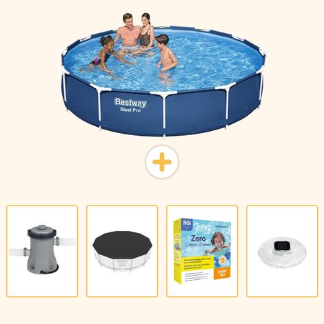 Bestway Bestway Steel Pro Ronde - 366x76 cm - 5-pièces S178 (1/5)