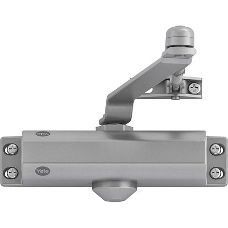 Yale Chiudiporta Aereo Yale 300 con Braccio Standard - Argento