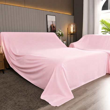 Housse de protection meuble rose fleur de cerisier 3,5 x 3 m adapté pour lit de 1,8 m de large et autres avec raccord, 37 × 27 × 6 cm, 1,1 kg – Livraison gratuite