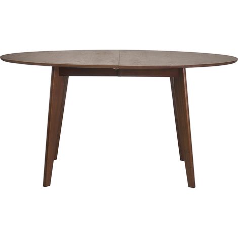Mesa de comedor extensible diseño nogal L150-200 MARIK (1/4)