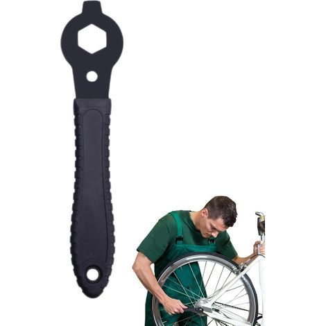 Extracteur d'manivelle vélo Outil démontage du boîtier pédalier Clé,Outil démontage Bras manivelle vélo Facile pour pédalier Conique fileté