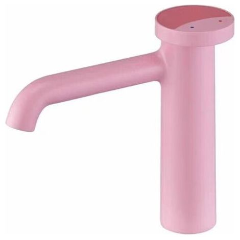 Robinet de Lavabo Mixte - Robinet Salle de Bain avec Design Moderne pour Évier Posé-Dessus - Installation Facile sur Meuble-Vasque, Finition Chromée Brillante-