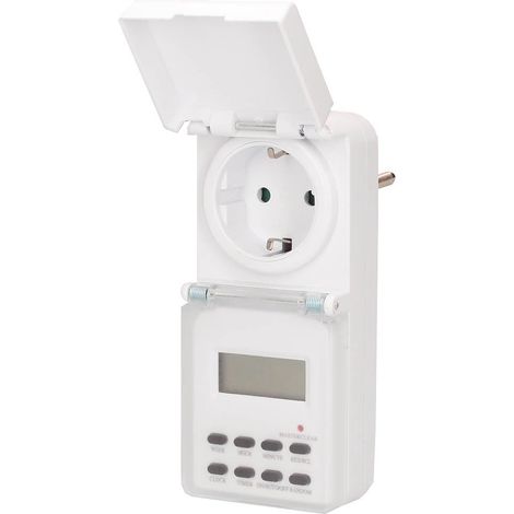 Temporizador digital para exterior IP44 (1/3)