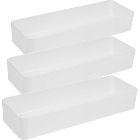 Lot De 3 Organiseurs Rangement pour Tiroirs Couverts Articles Divers Bureau Maquillage Cuisine - (1/5)