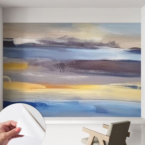 Fotomurale adesivo - parete decorativa - decorazione casa - stile moderno parete - Paesaggio tranquillo 152x104 cm (1/5)