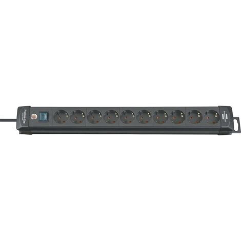 Brennenstuhl Premium-Line regleta 10 tomas 3 metros negro (1/5)