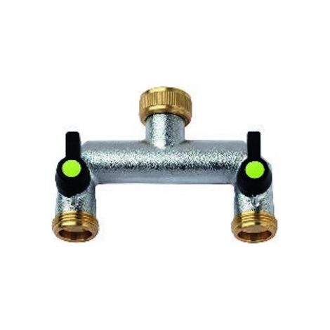 Ewuaqua Zwei-Wege-Verteiler 73469C 3/4", verchromt