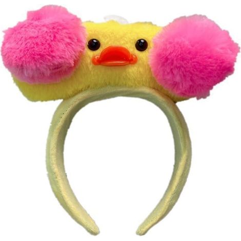 Bandeau en peluche 3D animal - Accessoire de Noël pour filles - Bandeau pour se laver le visage - Joli bandeau pour enfants (1/2)
