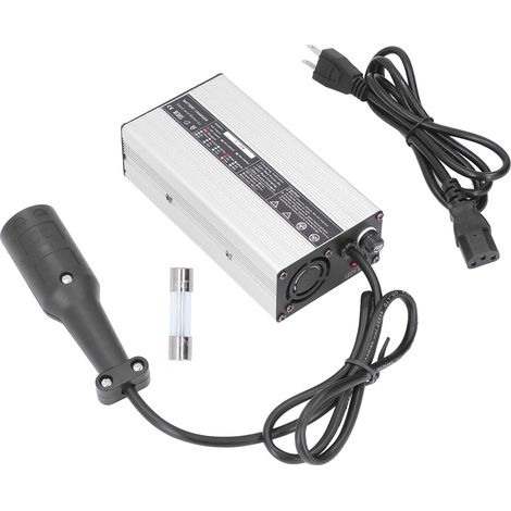 Chargeur de batterie Club Car 48 V 5 A, prise américaine ronde en aluminium à 3 broches, 110 V 60 Hz, compatible avec les modèles Precedent 2004-2014 (1/5)