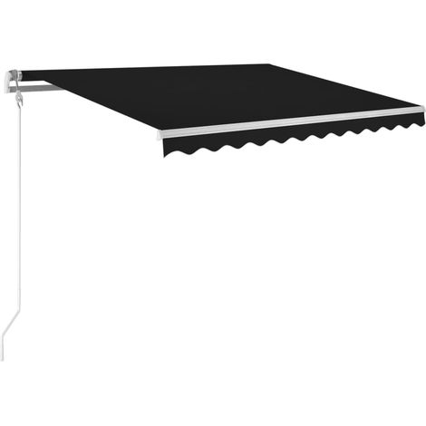 Maison Exclusive - Markise Automatisch Einziehbar 300x250 cm Anth