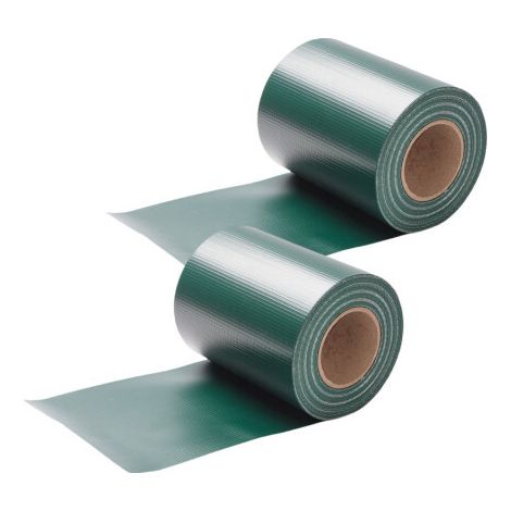 SWANEW Schermo per la privacy del giardino Schermo per la privacy del giardino resistente alle intemperie 2 pezzi PVC verde 70mx19cm (1/5)