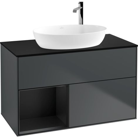 Villeroy & Boch F892PDHG Meuble sous-vasque Finion F89 (1/2)