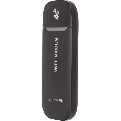 Routeur WiFi 4G Noir Jusqu'à 10 Utilisateurs Connexion Facile Stable USB Plug and Play Routeur 4G LTE pour Hotspot Carte SIM Téléphone PC.