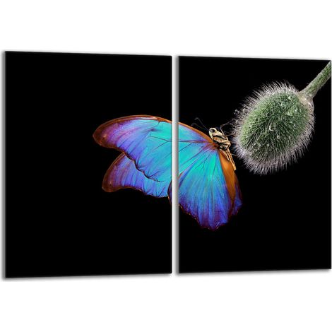Glasschutzplatte für den Herd 2x40x52 Butterfly (1/5)