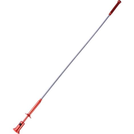 Outil à Quatre Griffes Rouge en Fer Tige Flexible et Pointe Magnétique LED Intégrée Pile Incluse, Se Glisse les Espaces Étroits, pour Saisie et Curage (1/5)