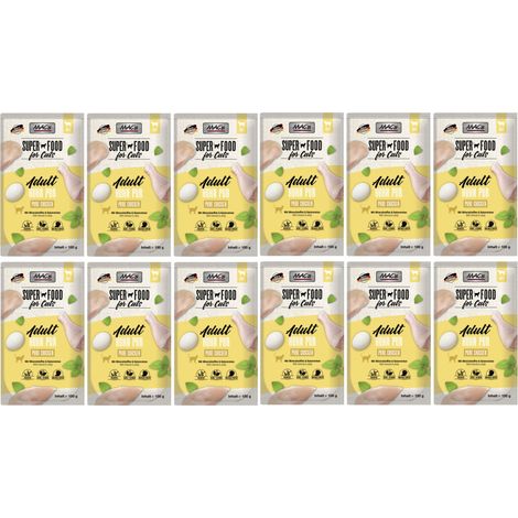 MAC's Cat Adulto Bustina da 100 g - Pollo 12x100 g