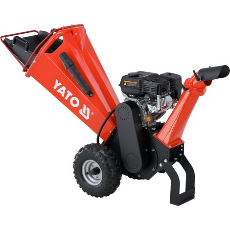 Yato – Broyeur de végétaux thermique Ø100 mm – Moteur LONCIN G200F 4,8 kW – Cylindrée 196 cm³ – Broyage efficace pour déchets verts (1/5)