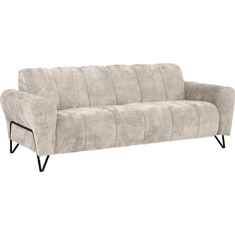 Sofá Avicava 101, Vega 02, 220x98x83cm, Tapiz, Patas: Metal (1/5)
