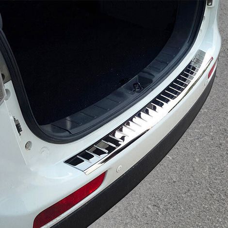 OMAC Ladekantenschutz für Mitsubishi Outlander 2013-15 Pre-FL Edelstahl (1/5)