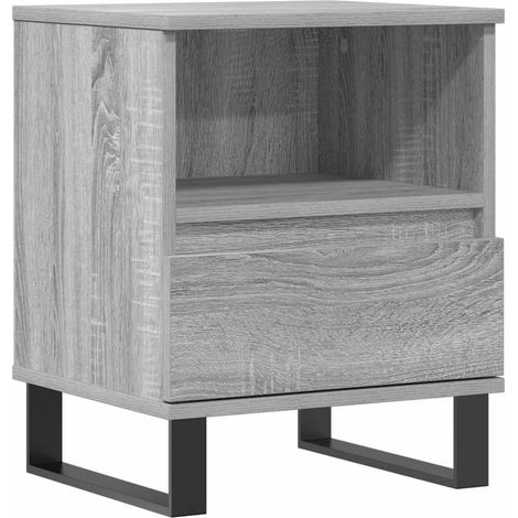 Maison Exclusive - Nachttisch Grau Sonoma 40x35x50 cm Holzwerksto