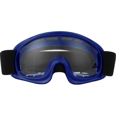 Lunettes de protection enfants moto extérieur cyclisme anti-vent anti-choc ski bleu (1/5)