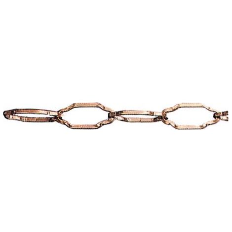 Catena Per Lampadari Sagomata 2,5 Mm Ottonata - 15 Mt