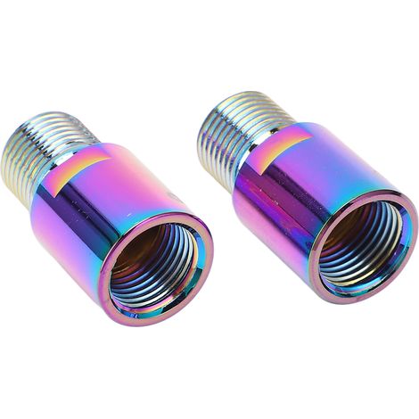 2 Paire Rallonges de Pédales Vélo Acier Robuste Durable Économie d'Effort Genoux Protection Boulon Extension 20mm (1/5)