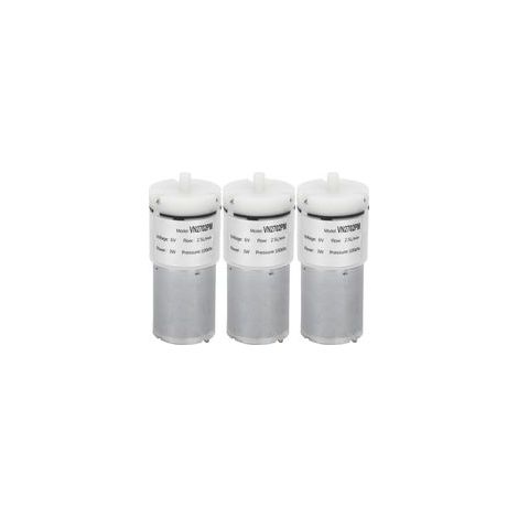 Micro pompe à membrane, 3 pièces, Mini moteur à vide d'eau et d'air pour aquarium, DC 6V VN2702PM (1/5)