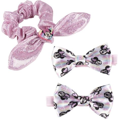 Clips para Pelo Disney   Rosa Minnie Mouse Lazo Set (3 Piezas) (1/5)