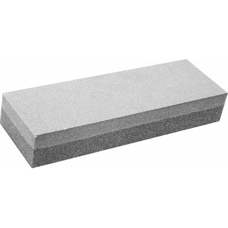 Piedra de Afilar Rectangular con Dos Granos 15 cm
