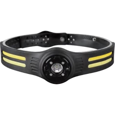 V-TAC VT-9901 LED-Stirnlampe, 3 W SMD + 5 W COB, 470 lm, Silikongürtel und wiederaufladbarer USB-C-Akku, IP43 – 23340 (1/5)