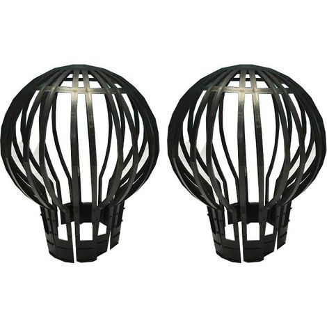 Gutter Downpipe Filter Guard Leaf and Debris Protection (Set of 2)