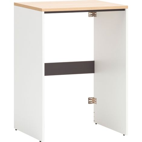 Waschmaschinenumbau in weiß matt mit Eiche STOBY-80 (1/5)