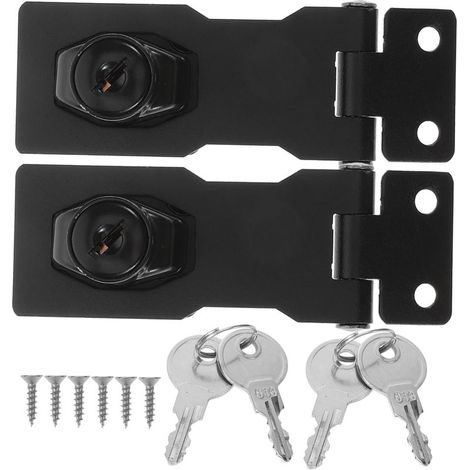 VALICLUD Lot de 2 verrous à barillet pour porte placard/armoire (1/5)