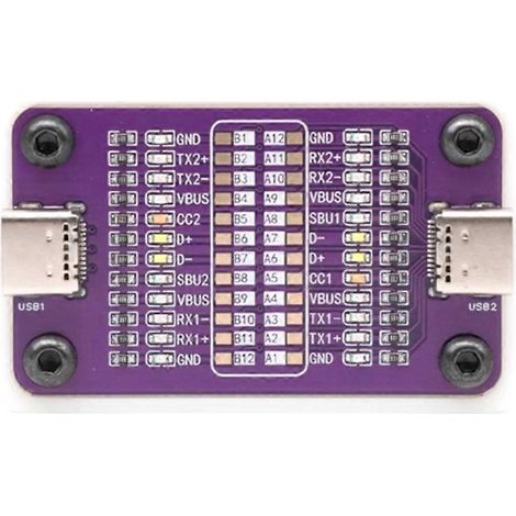 POWER-Z Dual USB-C Schnellladekabel-Prüfkarte (1/5)
