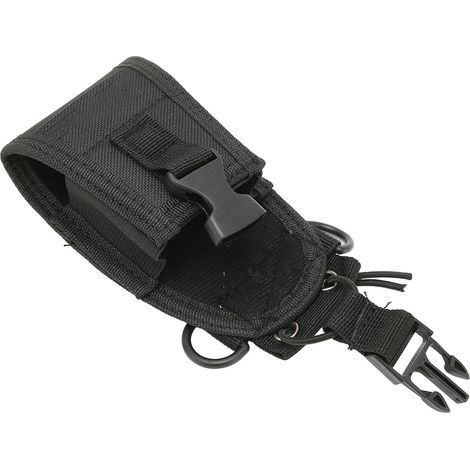 Étui de protection pour talkie-walkie Kenwood, housse en nylon résistant avec sangle réglable, compatible modèle MSC-20C. (1/5)